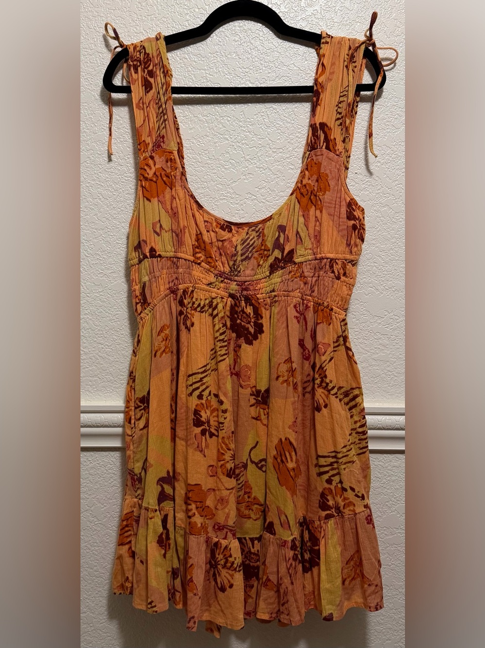 Free People Vernon Floral Tie-Shoulder Mini Dress - Picture 5 of 11